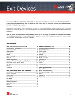 Exit Devices - Hager Companies