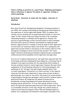 There`s nothing as practical as a good theory