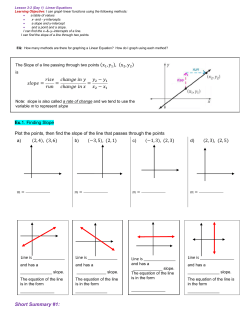 2-2 Linear Equations