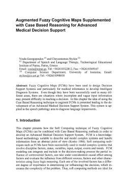 Augmented Fuzzy Cognitive Maps Supplemented with Case Based