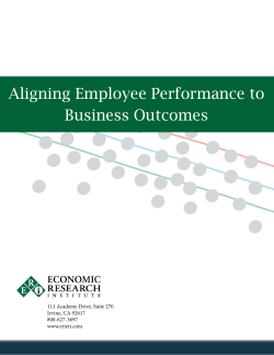 Aligning Employee Performance to Business Outcomes