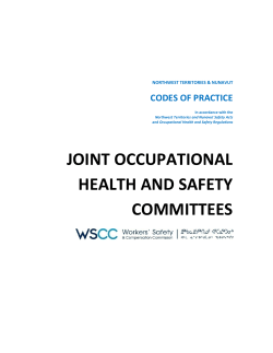 joint occupational health and safety committees