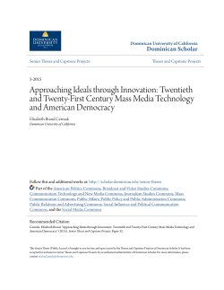 Approaching Ideals through Innovation