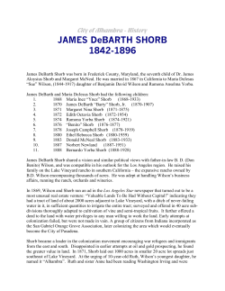 JAMES DeBARTH SHORB 1842-1896