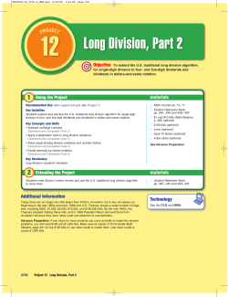 Long Division 2