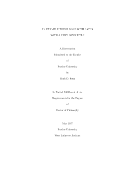 AN EXAMPLE THESIS DONE WITH LATEX WITH A