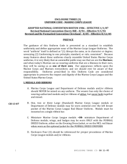 UNIFORM CODE - Department of West Virginia Marine Corps