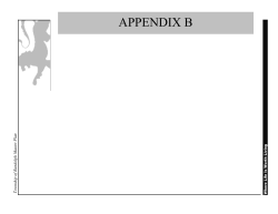 Appendix A Historic Site Listing - 12-15-05