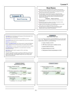 Set 2: Lesson 9 notes
