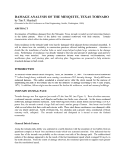 damage analysis of the mesquite, texas tornado