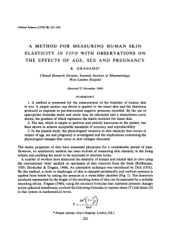A Method for Measuring Human Skin Elasticity in