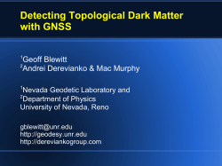 Detecting Topological Dark Matter with GNSS