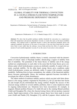 GLOBAL STABILITY FOR THERMAL CONVECTION IN A COUPLE