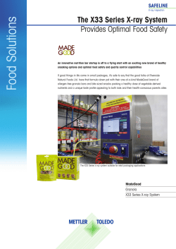 Food Solutions - Mettler Toledo