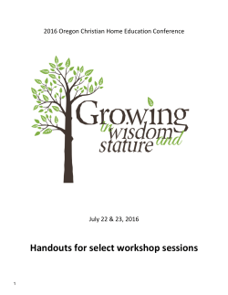 Handouts - OCEANetwork