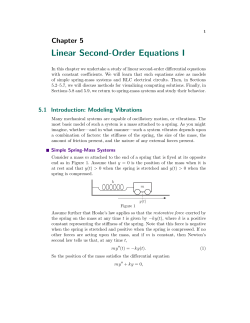 Linear Second-Order Equations I