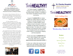 Get the Recipe - St. Charles Hospital