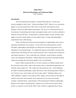 Aping Ethics - Fiery Cushman