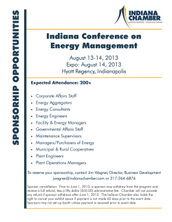 sponsorhip opportunities - Indiana Chamber of Commerce