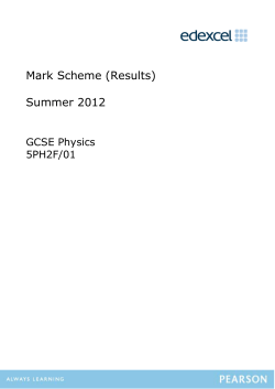 Mark Scheme - Edexcel