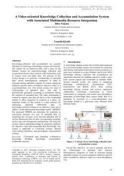 A Video-oriented Knowledge Collection and Accumulation System