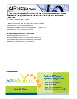 A new integral equation formalism for the polarizable continuum model