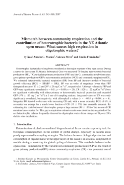 Mismatch between community respiration and the contribution of