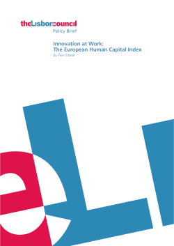 The European Human Capital Index