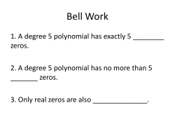 Bell Work