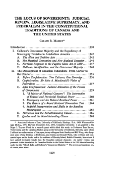 The Locus of Sovereignty - Duke Law Scholarship Repository