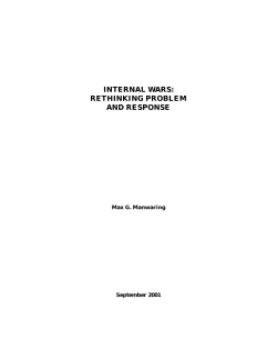 internal wars: rethinking problem and response