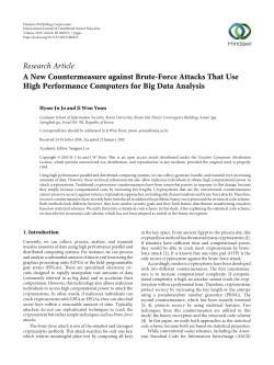 A New Countermeasure against Brute