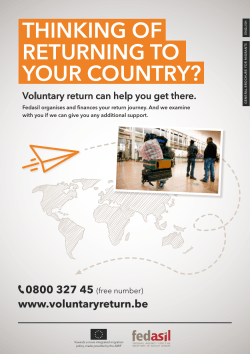thinking of returning to your country?