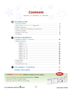 Contents - Classroom Complete Press