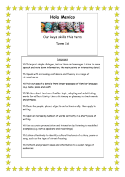 Hola Mexico - Glebe Academy