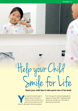 Oral Health - Help your child smile