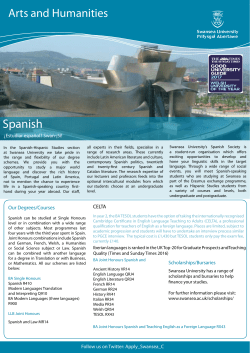 Spanish - Swansea University