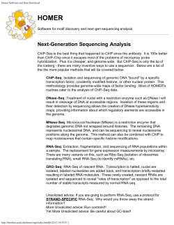 Next-Generation Sequencing Analysis