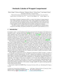 Stochastic Calculus of Wrapped Compartments