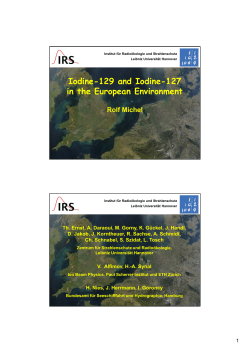 Iodine-129 and Iodine-127 in the European Environment