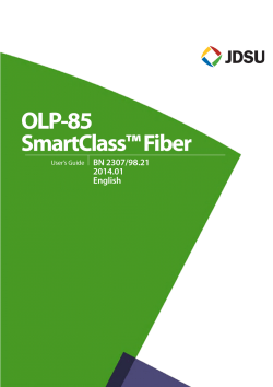 User`s Guide OLP-85