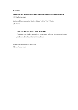 Open Access - Lund University Publications