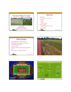 The Field - Sports Turf Managers Association