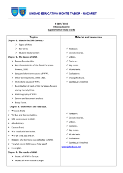 UNIDAD EDUCATIVA MONTE TABOR