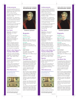 Andrew Jackson - Federal Reserve Bank of Richmond