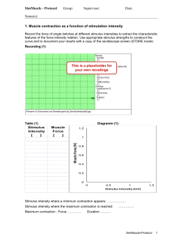 Protocol - Virtual Physiology