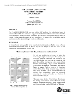 the claisse-calculator of samples acidity applications