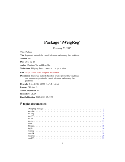 Package `iWeigReg`