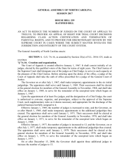 House Bill 239 - North Carolina General Assembly