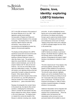 Desire, love, identity